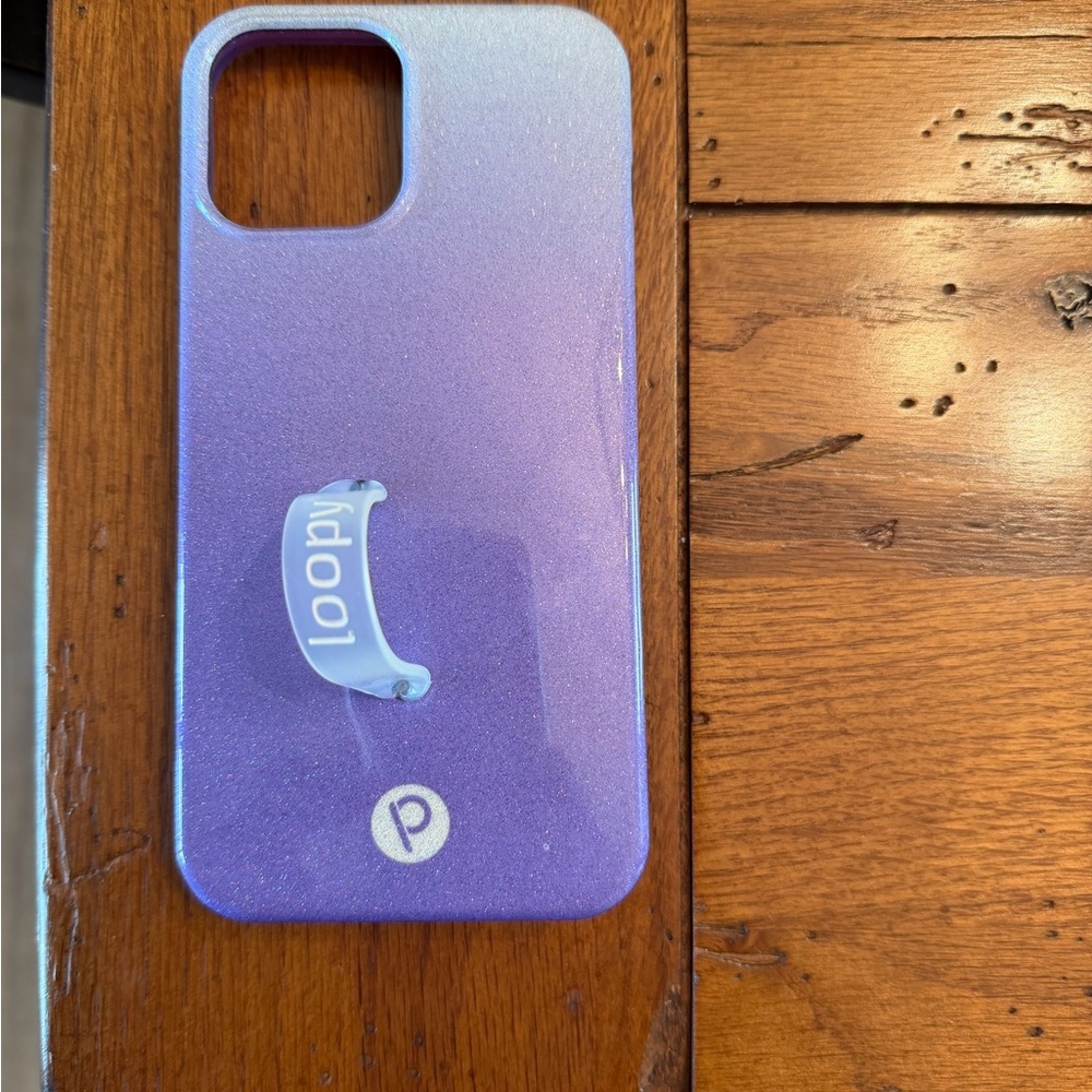 Purple iphone 14 ProMax Loopy Case Phone Case